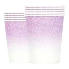 Kpop 10Pcs Purple Cups 266ml