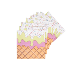 Pool Party 20PCs Ice Cream Napkins