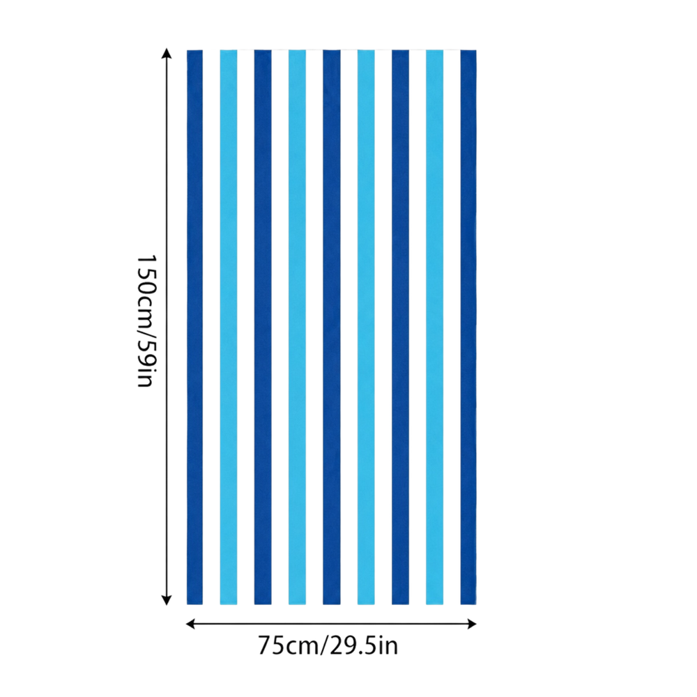 Pool Party Striped Towel