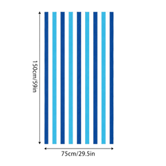 Pool Party Striped Towel