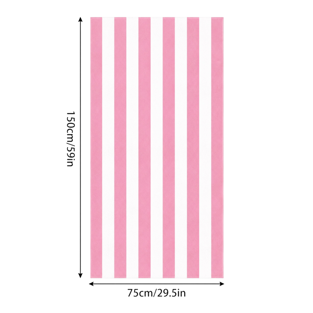 Pool Party Striped Towel