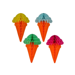Pool Party 4PCs Ice cream Decoration