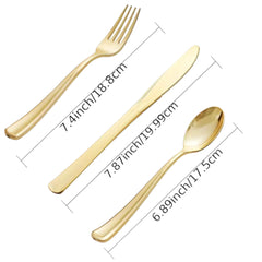 الهالوين - أدوات مائدة ذهبية (10 مجموعات)