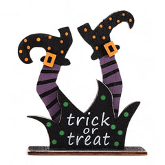 Halloween - Wooden Decorations (2pcs)