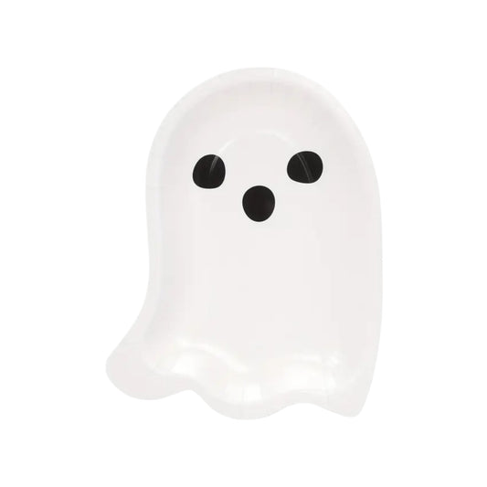 الهالوين - أطباق على شكل شبح (10 قطع)