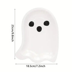 الهالوين - أطباق على شكل شبح (10 قطع)