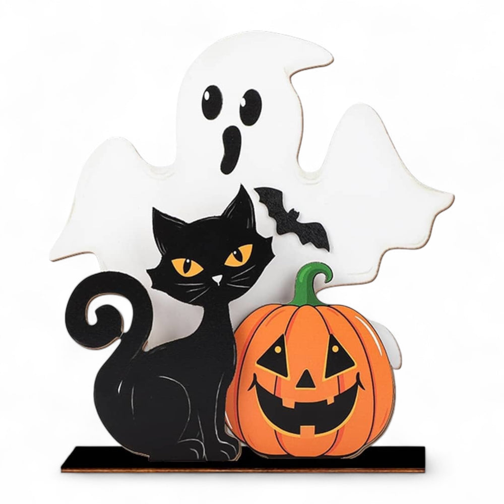 Halloween - Wooden Decorations (2pcs)