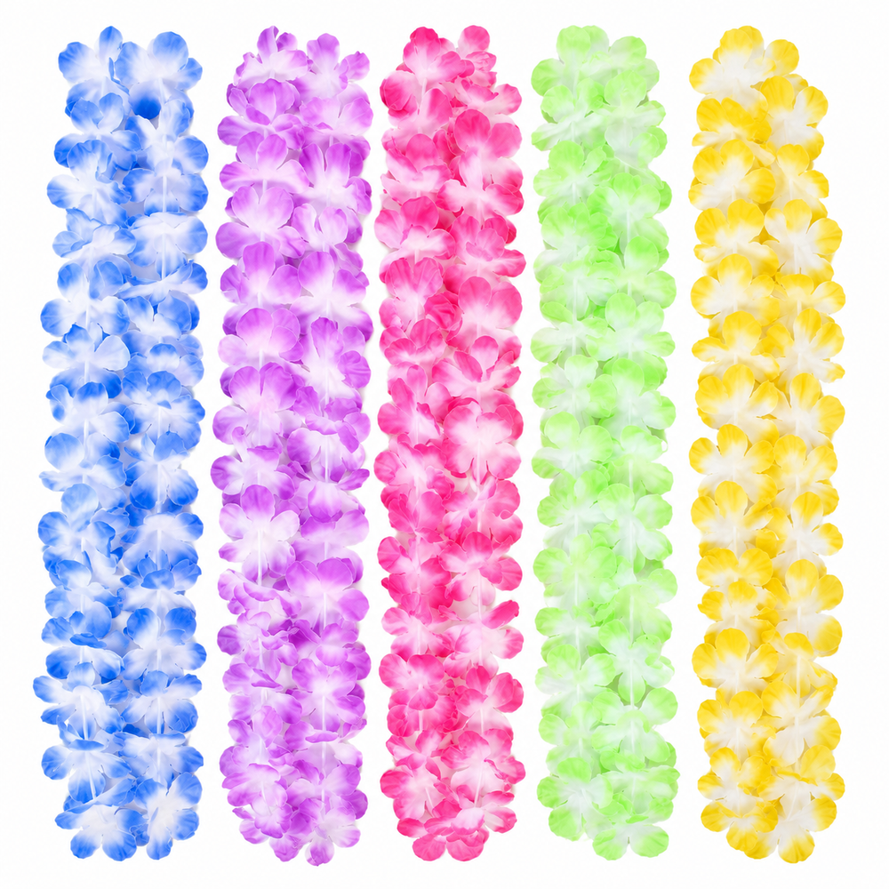 Pool Party 5PCs Hawaiian Flower Sash