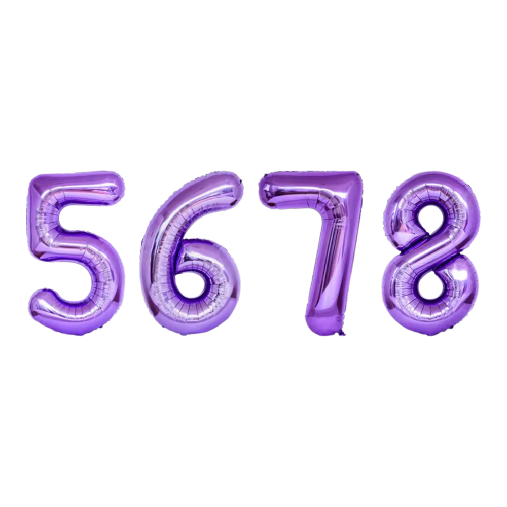 Kpop 1Pc Number Balloon