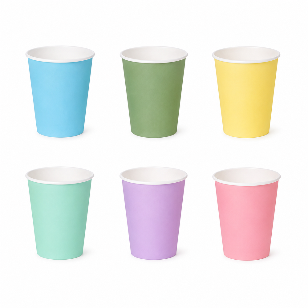 Colorful Cups Set 6PCs