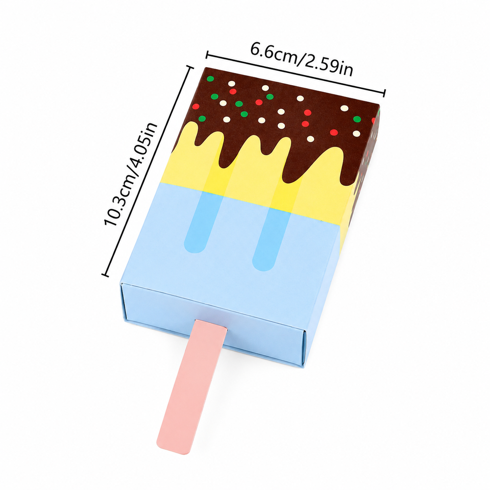 Pool Party 8PCs Ice Cream Favor Boxes