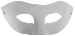 Halloween - DIY Paintable Paper Mask, Half Face 23x9cm (1pc)