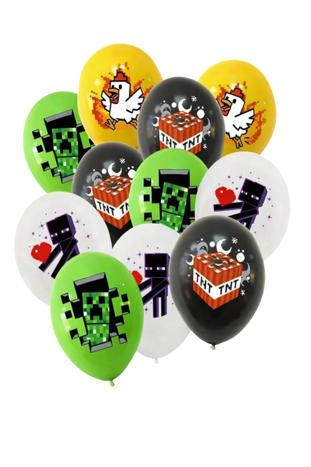 ماينكرافت  10 بالونات مقاس 11 بوصة