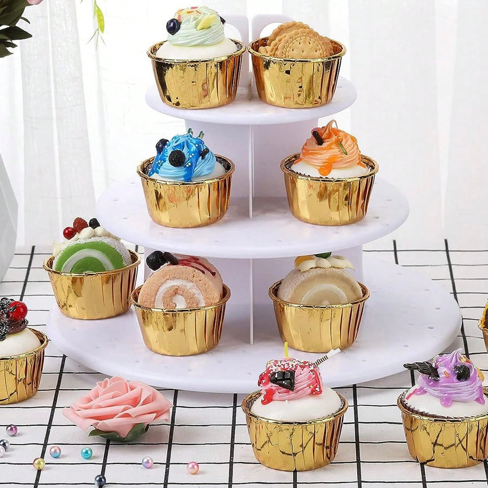 Pool Party 10PCs Golden cupcake Wrappers