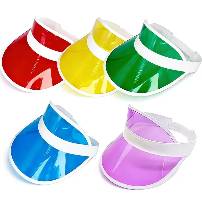Pool Party 5PCs Neon Sun Visors