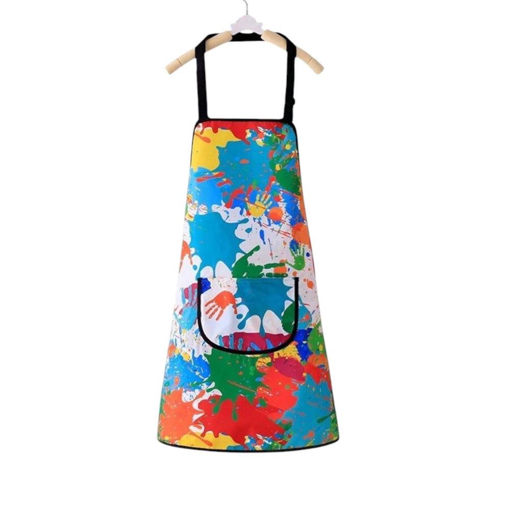Art Party - Adjustable colorful apron with hat