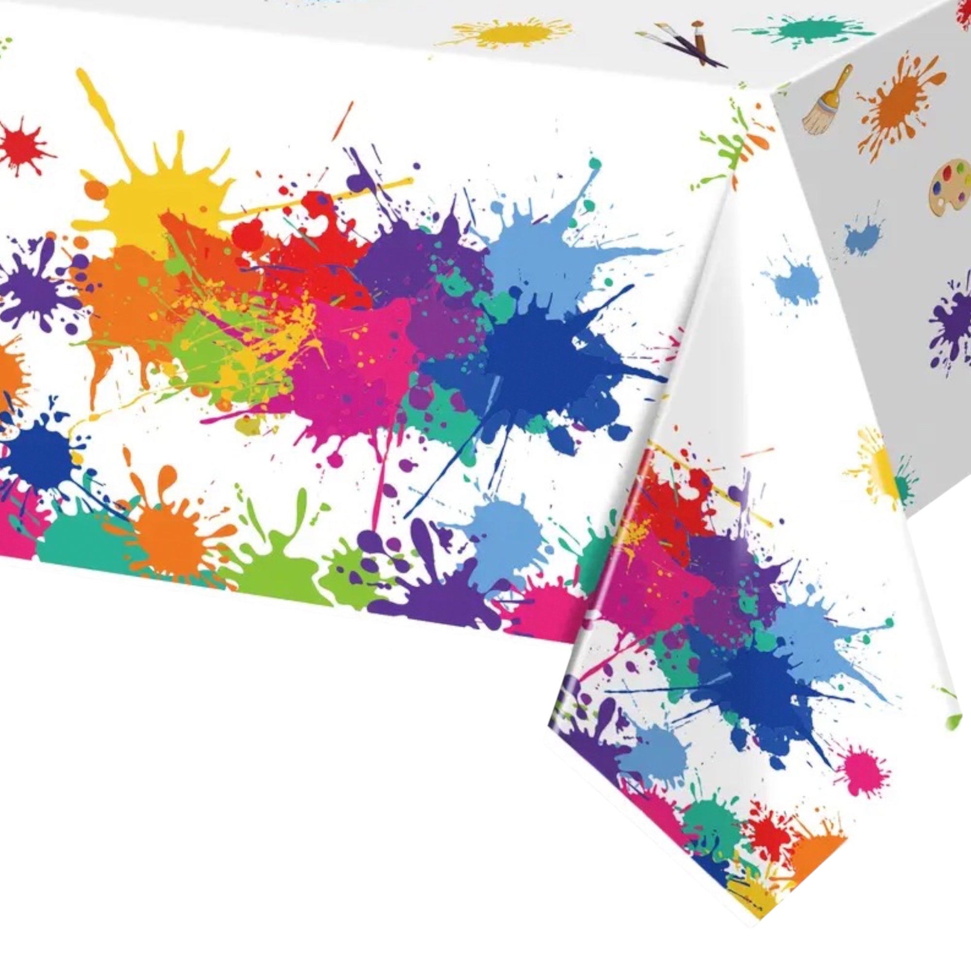 Art Party paint splash table cover