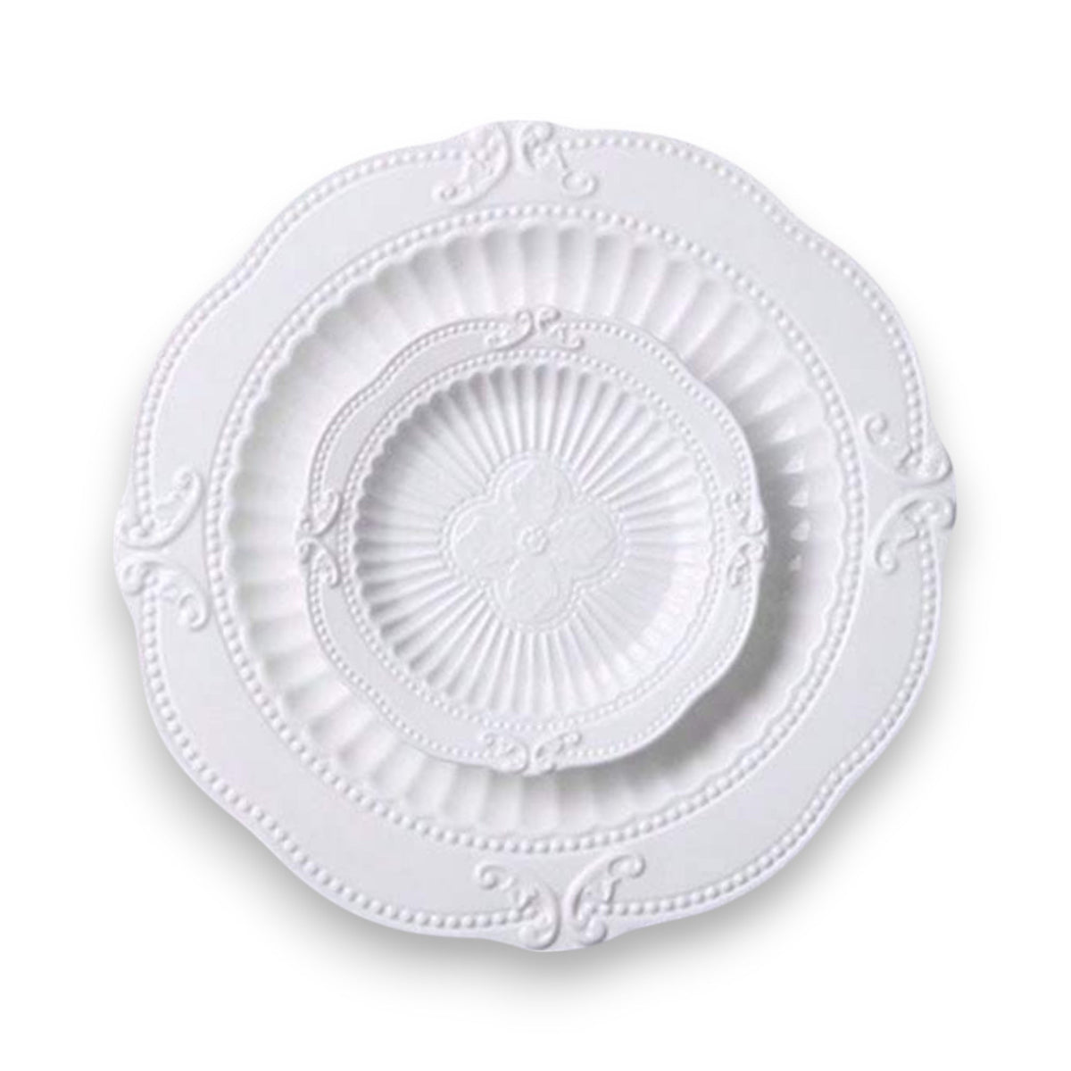 Bridgerton classic plates, 8 sets