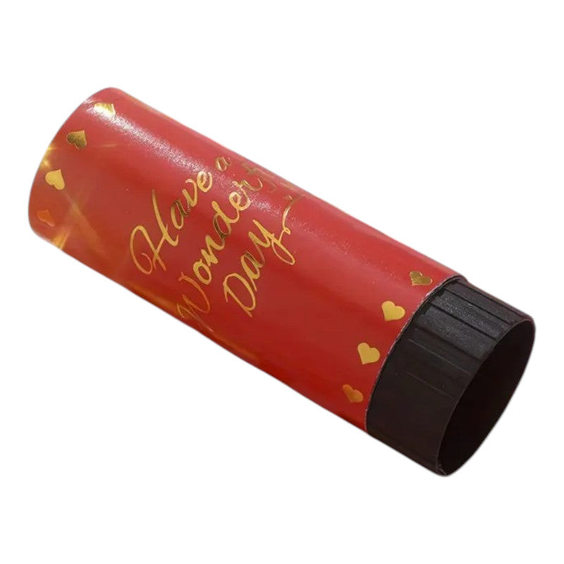 Confetti Tube Red