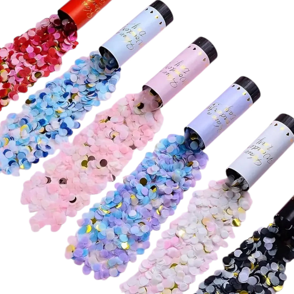 Confetti Tube Purple