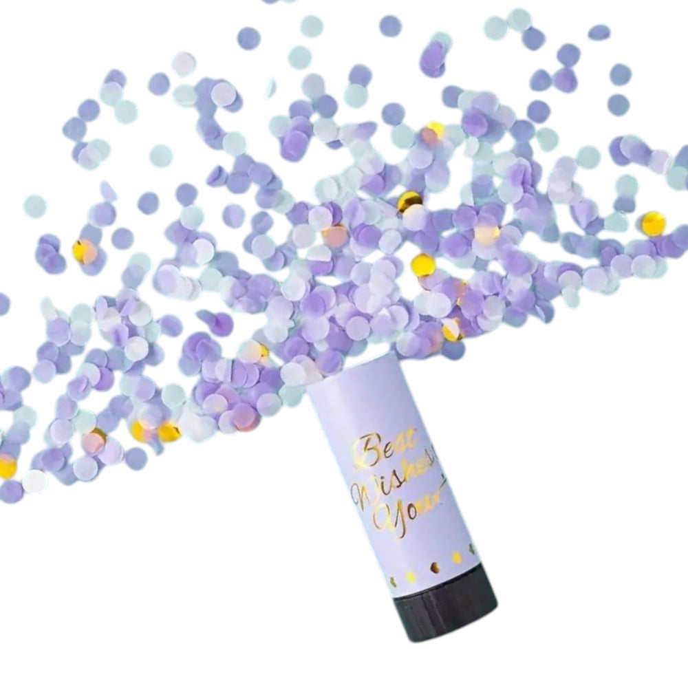 Confetti Tube Purple