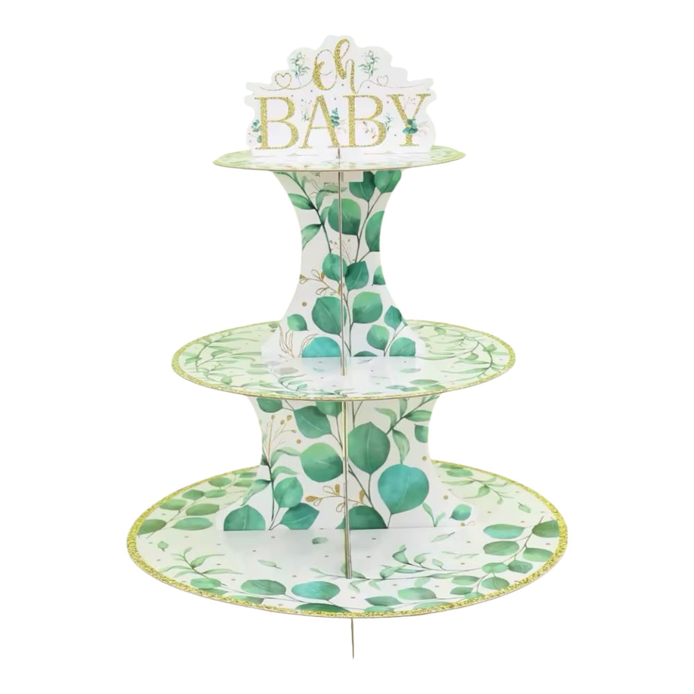 Baby Shower - Cupcake Stand (3-Tier)