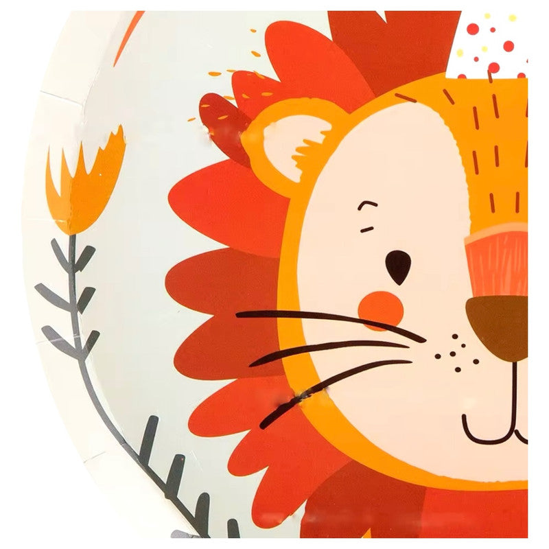 Carnival 8Pcs Lion Plates 9inch