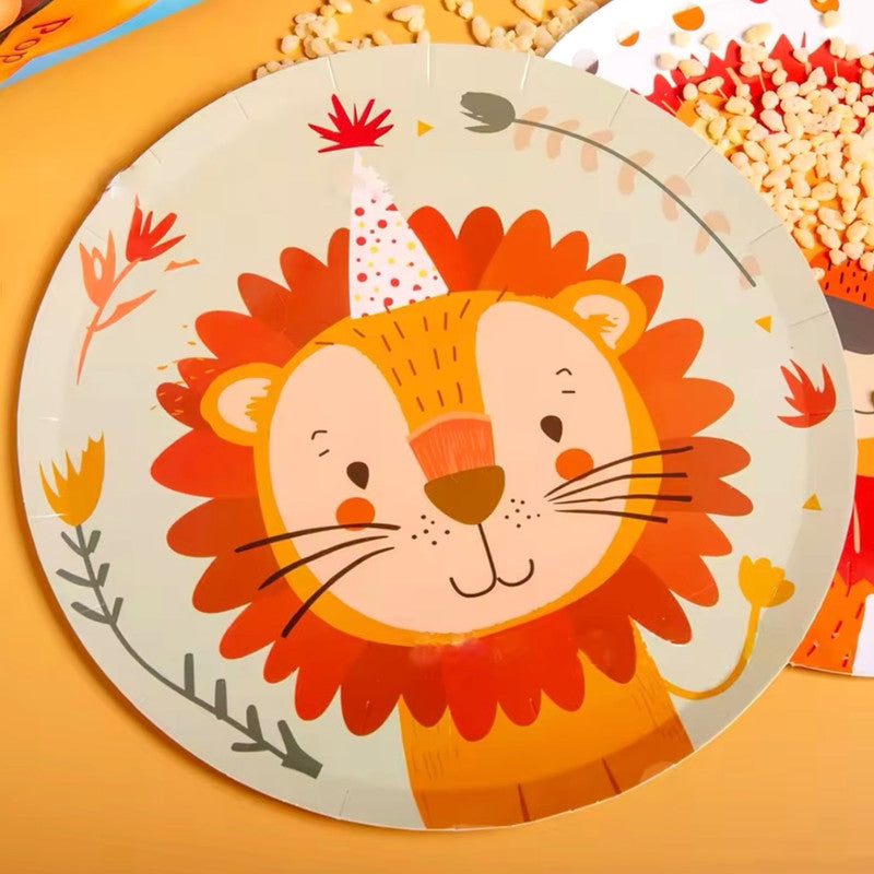 Carnival 8Pcs Lion Plates 9inch