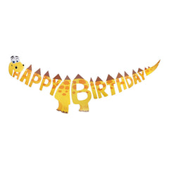 Dinosaur Happy Birthday banner