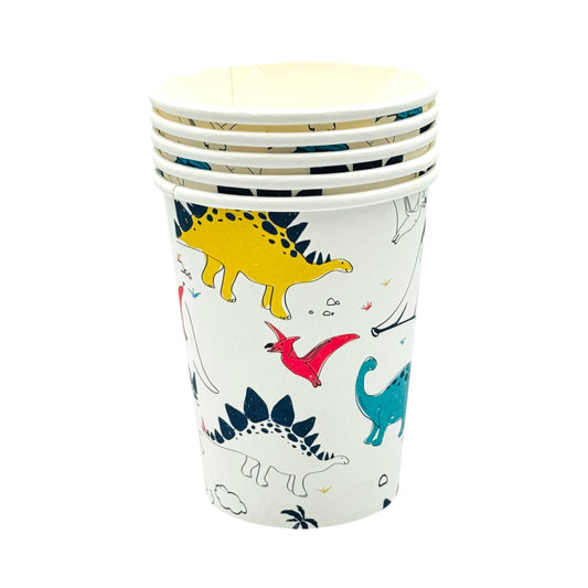 Dinosaur cups 266 ml, 8 pcs