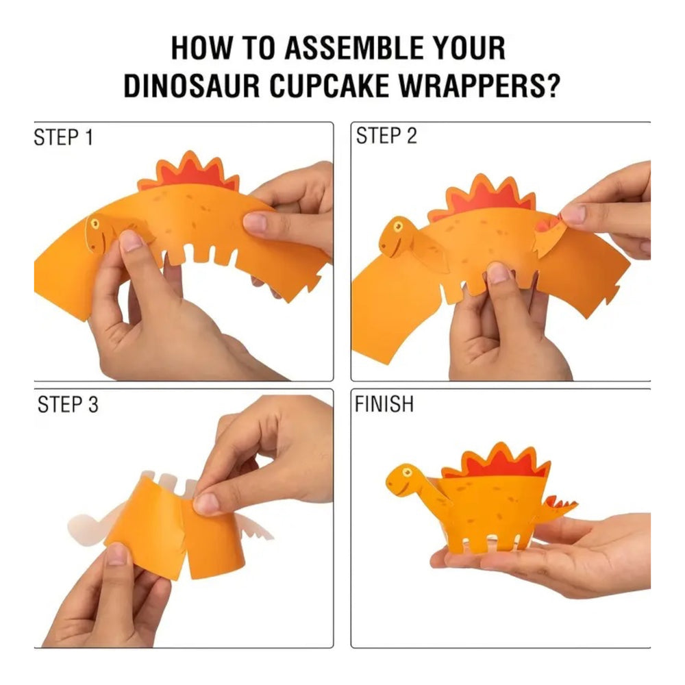 Dinosaurs - Cupcake Wrappers (12pcs)