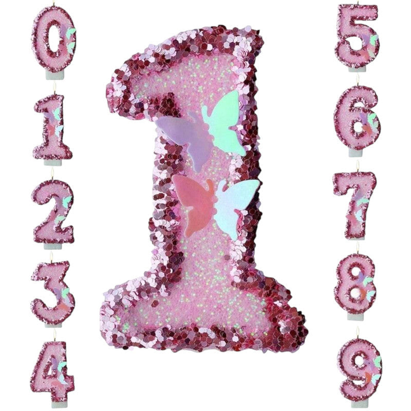 Fairy number candle