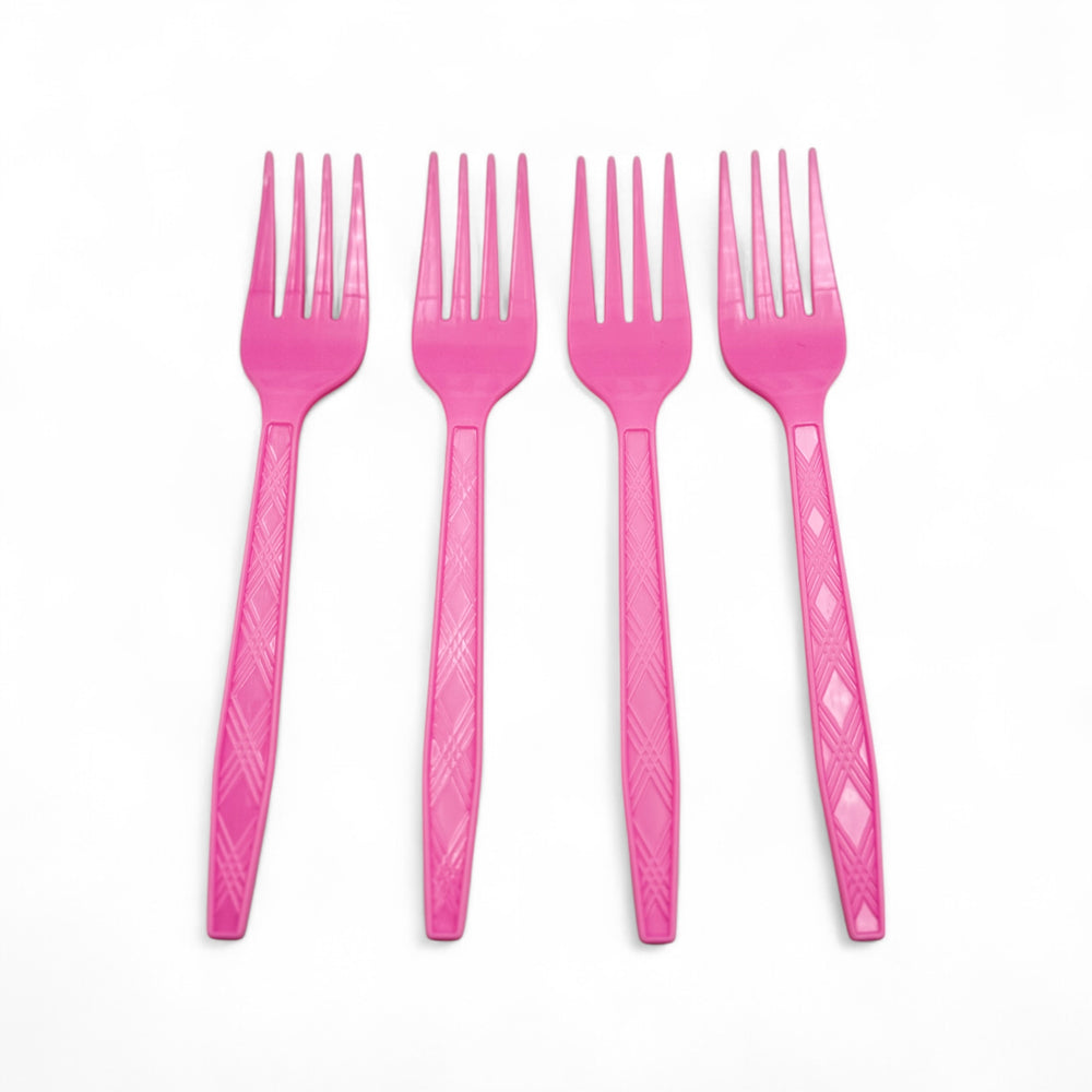 Spa 16Pcs Pink Forks