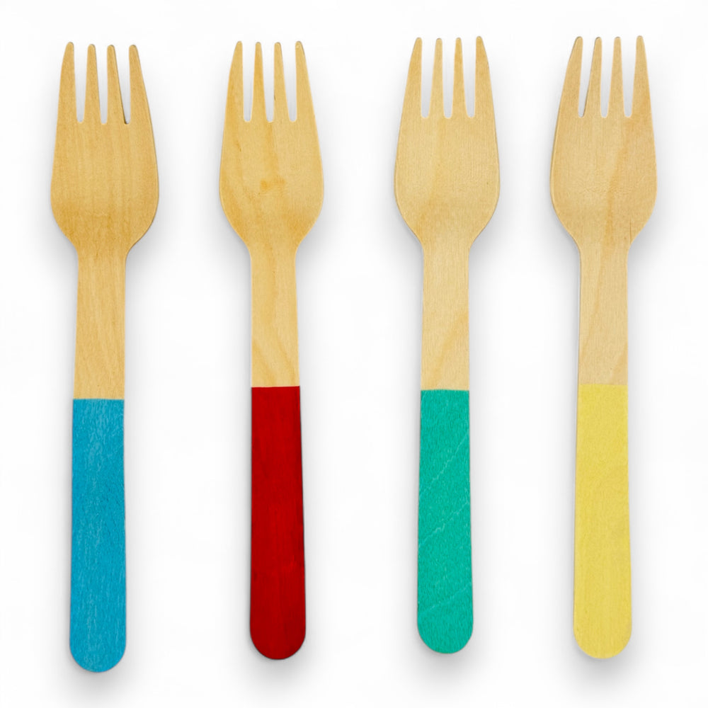 Racing Cars 8Sets Wooden Cutlery