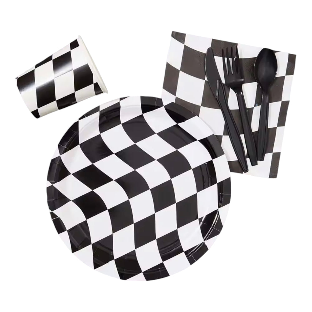 Racing Cars 10Pcs Plates 9inch