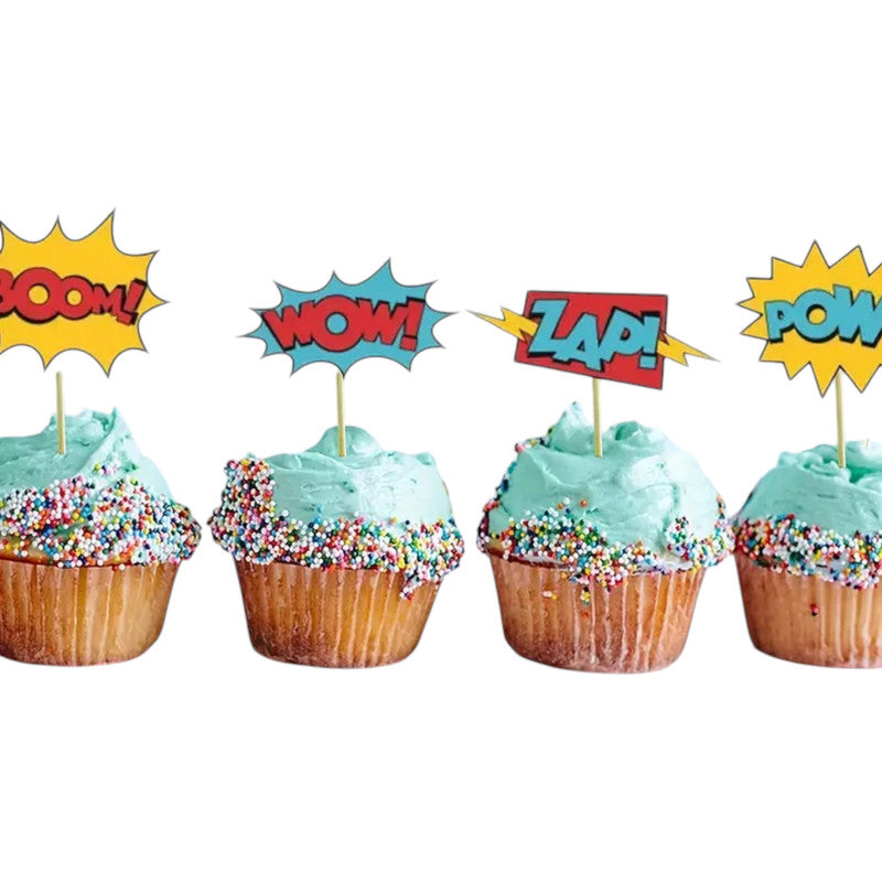 Superhero - Cupcake Toppers (25pcs)