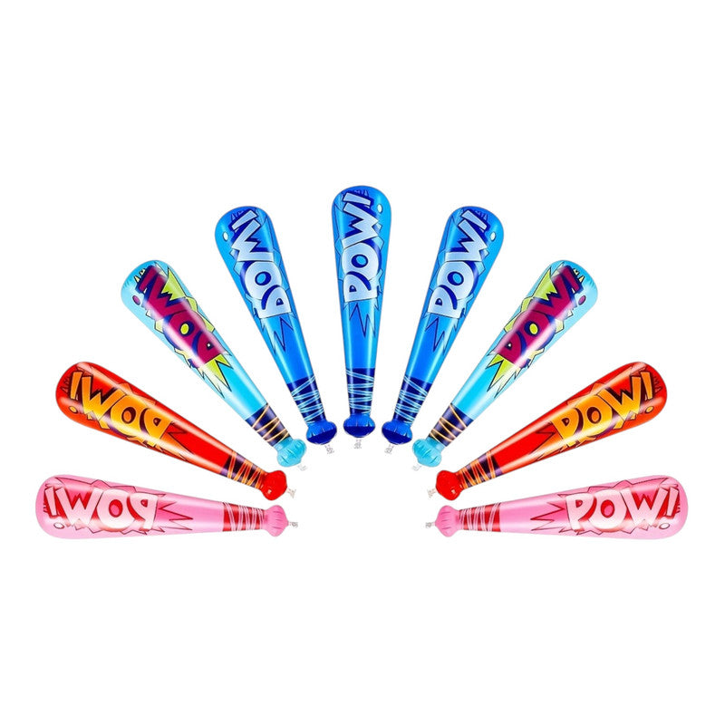 Superhero - Inflatable Baseball Bats (8pcs)