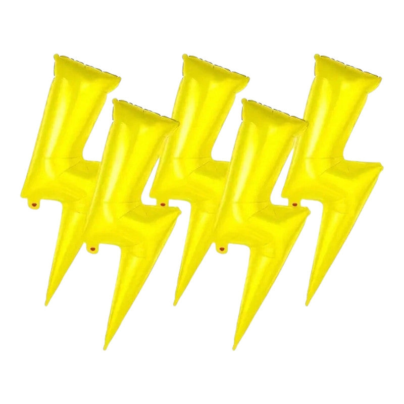 Superhero - Lightning Bolt shaped balloon (2pcs)