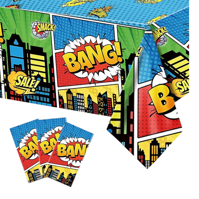 Superhero table cover