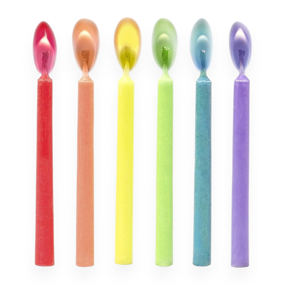 Science Lab - Colored flame candles (12pcs)