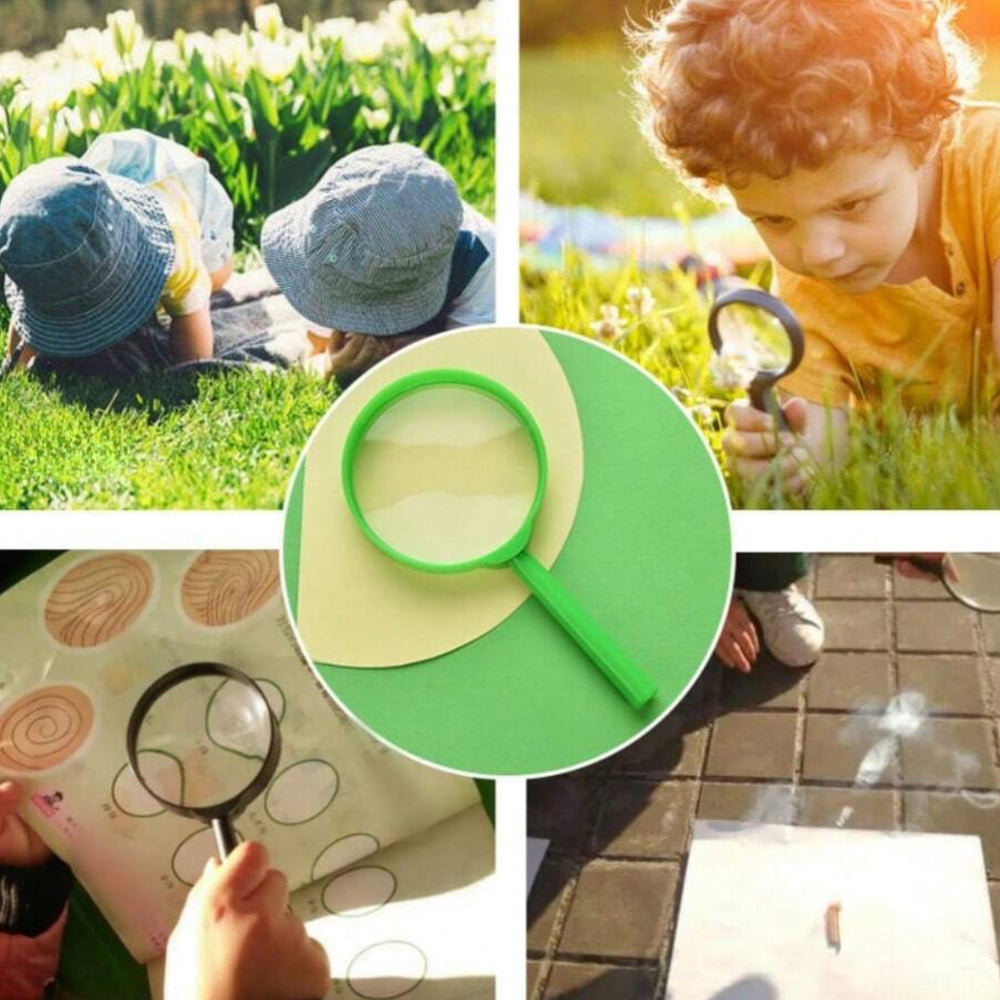 Science Lab - Multicolor Hand Magnifier (10pcs)