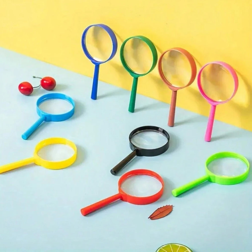 Science Lab - Multicolor Hand Magnifier (10pcs)