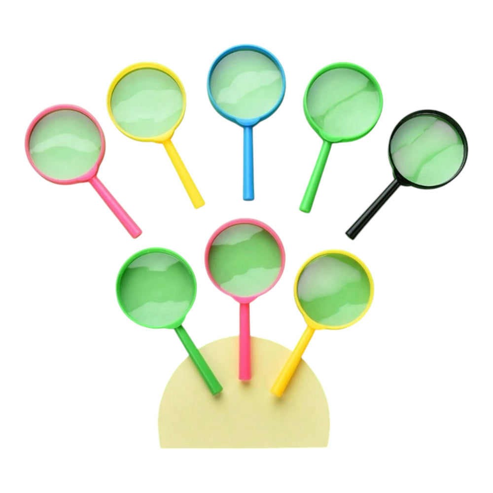 Science Lab - Multicolor Hand Magnifier (10pcs)
