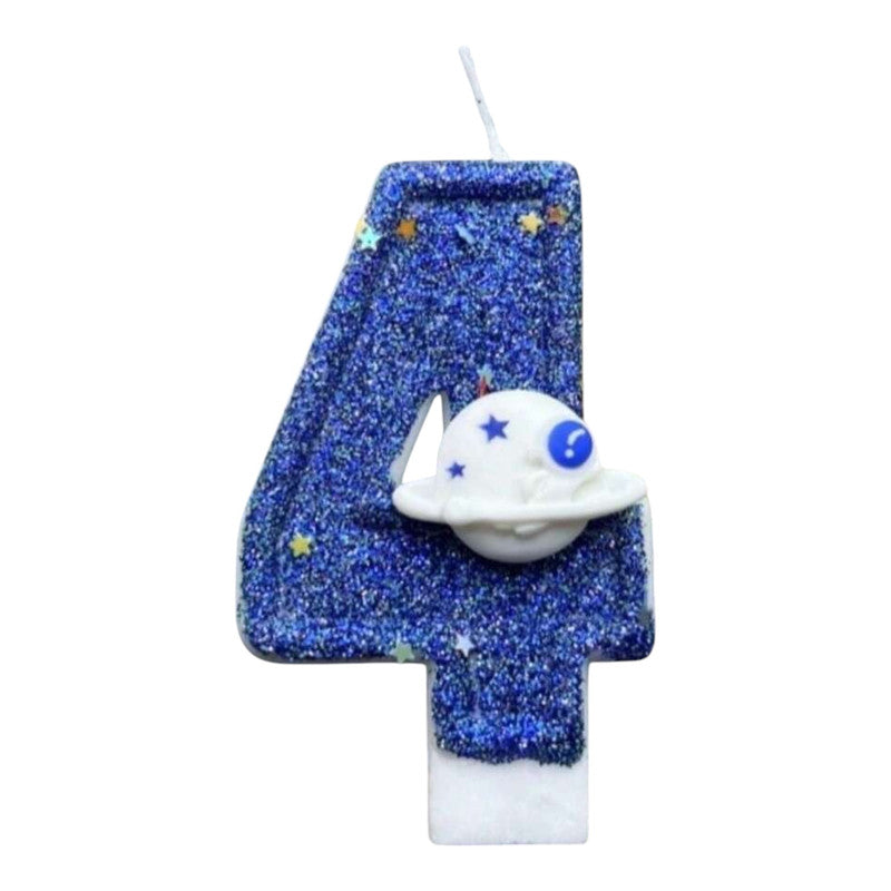 Space number candle