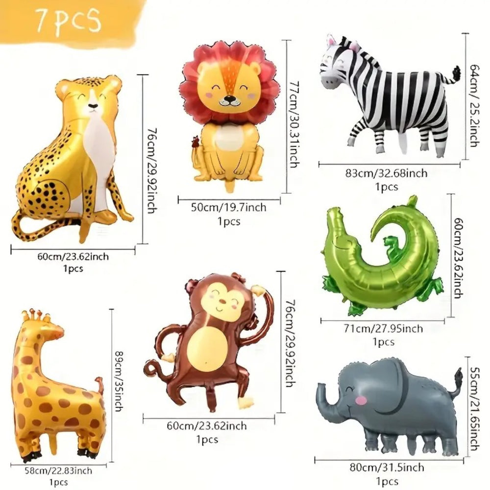 Safari - balloons (7pcs)