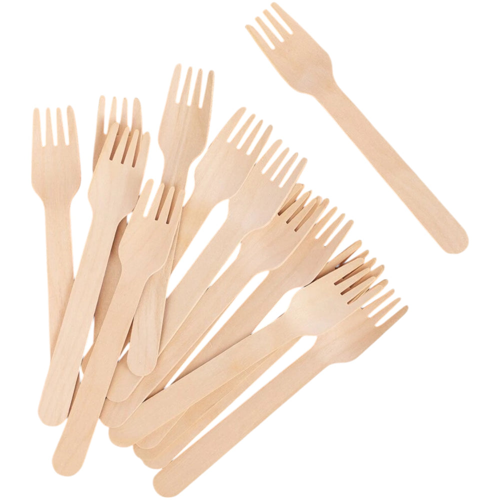 Safari 16Pcs Wooden Forks