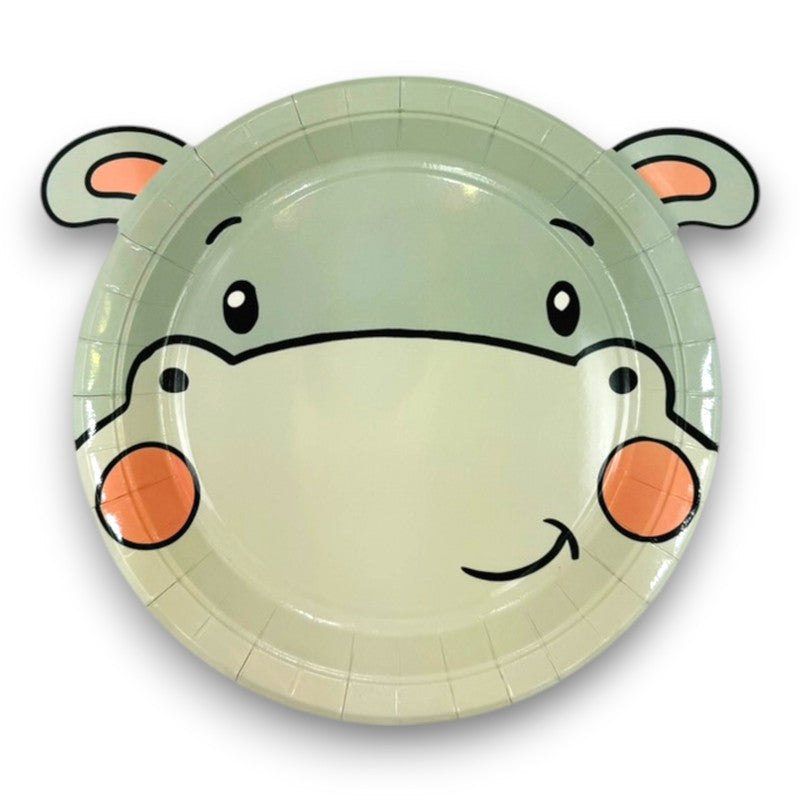 Safari 6Pcs Animals Shaped Plates 9inch