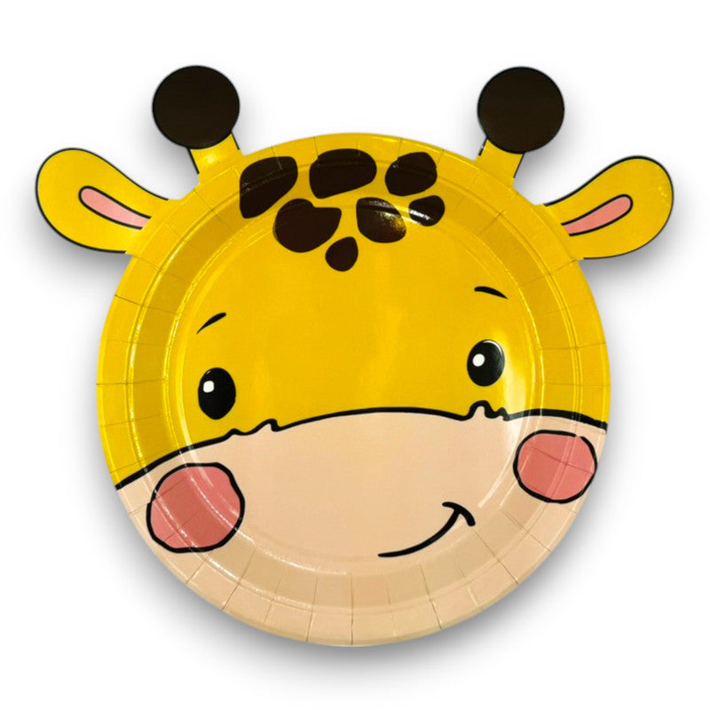 Safari 6Pcs Animals Shaped Plates 9inch