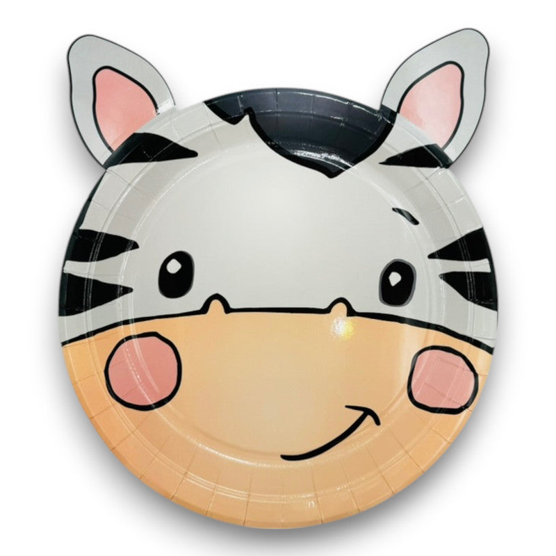 Safari 6Pcs Animals Shaped Plates 9inch