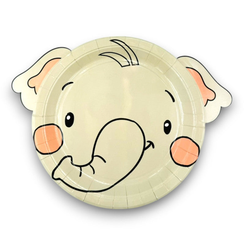 Safari 6Pcs Animals Shaped Plates 9inch